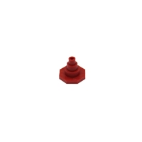 Адаптер для ТФЭ (SPE)- колонок, красный цвет, 1х10 шт