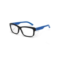 Лабораторные очки с диоптриями, +1.50, синяя оправа Премиум