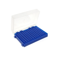 Штатив PCR® с крышкой, 96-луночный, синий, 1 шт