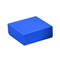 Бокс для хранения криогенных виал, высота 50 мм, синий цвет, картон, 1 шт