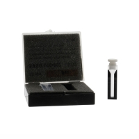 Полумикрокювета для спектрофотометрии с пластиковой пробкой, оптическое стекло, 2 шт