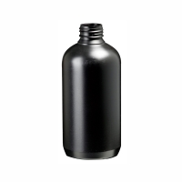 Бутыль с горлом 34 мм, черная, HDPE, 125 мл