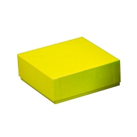 Бокс для хранения криогенных виал, высота 50 мм, желтый цвет, картон, 1 шт