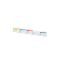 Накладки разноцветные на криопробирки (красные, синие, желтые и пурпурные) 1 уп х 500 шт