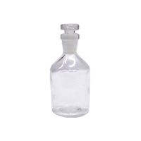Бутыль для реактивов с  узким горлом, 50 мл ( стеклянная пробка в комплекте)