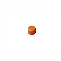 Крышка винтовая, 28 мм, оранжевая, полипропилен, 1х20 шт