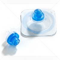 Фильтры шприцевые Abluo, ацетат целлюлозы, 0,22 мкм, 13 мм, стерильные, синие, луер-лок, 50 шт/уп
