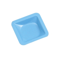 Лодочки для взвешивания, стандартные, голубые, маленькие (46х46х8 мм), 100 шт