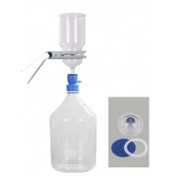 Система вакуумной фильтрации растворителей с адаптером для бутылей, для фильтров Ø 47 мм, автоклавируемая, боросиликатное стекло, стальная фритта