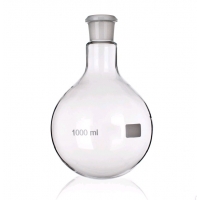 Колба круглодонная 250 мл, шлиф 19/26, испарительная, без градуировки, боросиликатное стекло, 1 шт