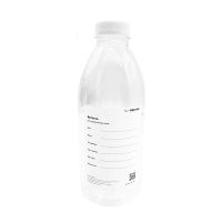 Бутыль Эврика OP0101-500 без тиосульфата для отбора проб воды, асептическая, с полем для записей, без градуировки, круглая, 500 мл, 10 шт
